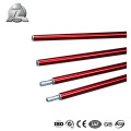 Small diameter durawrap expandable aluminum tent tube poles